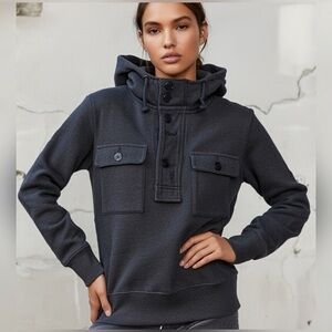 J. Crew ⚓️⛵️Nautical Pullover Outerwear Utility Hoodie